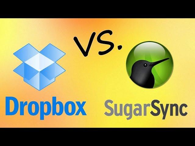 Sugarsync vs  Dropbox