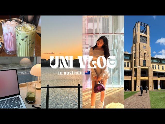 a week in my life as a UNSW student  studying, gym, cute cafes, assignments | sydney, australia