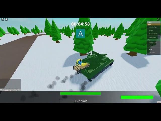 The derp tank of low tier, Lorraine 39L slightly boring gameplay in ROBLOX Tankery