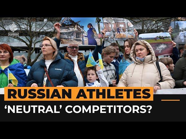 Athletes or soldiers? Ukrainians protest IOC’s Russia stance | Al Jazeera Newsfeed