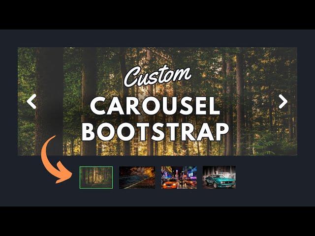 Custom Carousel Slider Bootstrap 5 | Slider Carousel Tutorial