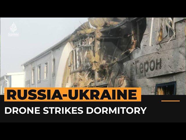 Drone strikes dormitory in Russia’s Tatarstan | #AJshorts