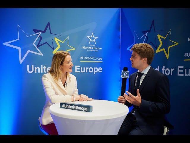 Interview with Roberta Metsola, President of the European Parliament