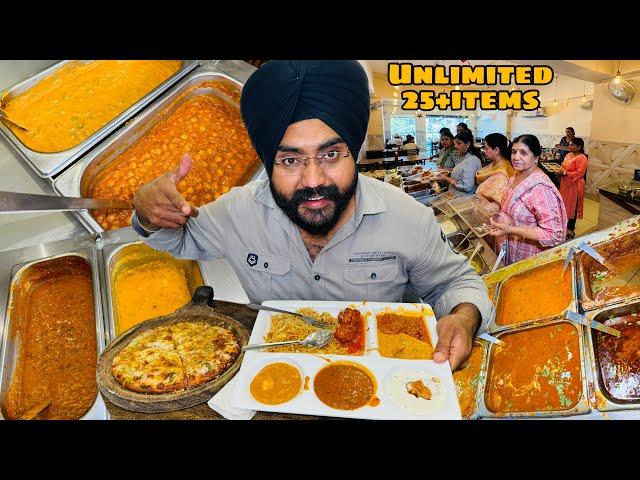 25+ Items Unlimited Food | Unlimited Veg Buffet | Unlimited Pizza | Indian Street Food