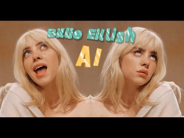 Ai brings Billie Eilish album covers motions of fun