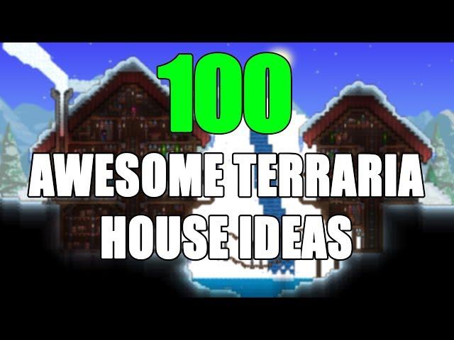 100 Awesome Terraria House Ideas! | Terraria Base Designs