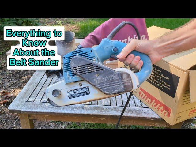 Belt Sander Use Basics - Makita 9403 4x24