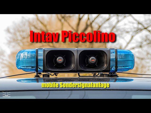 mobile Sondersignalanlage Intav Piccolino TS-LED Blaulichtbalken