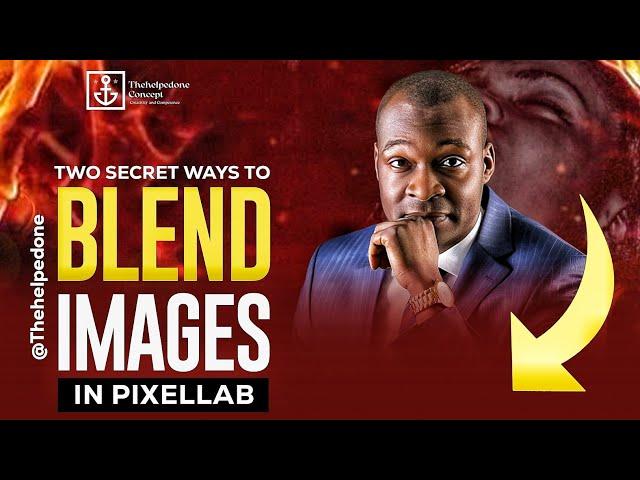 How to blend images with background in pixellab