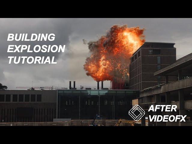 Building Explosion Tutorial in After Effects Part 1 OF 2