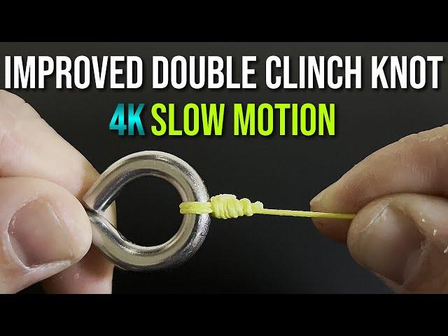 How to Tie an IMPROVED DOUBLE CLINCH KNOT! | "Knot Easy!" Series | Fishing Knot Tutorial