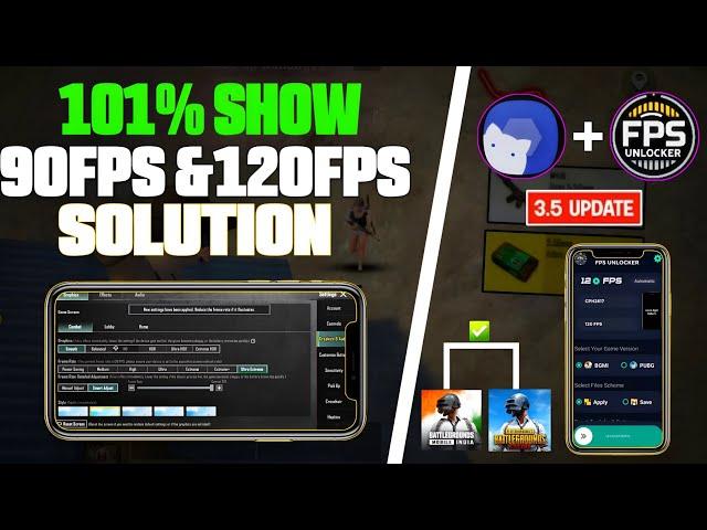 101%SHOW 120FPSHOW TO UNLOCK 120FPS IN BGMI 3.5 UPDATE || BGMI ME 120FPS UNLOCK KAISE  KARE |