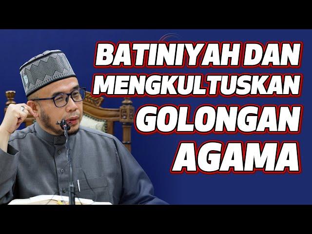 Prof Dato Dr MAZA - Batiniyah Dan Mengkultuskan Golongan Agama