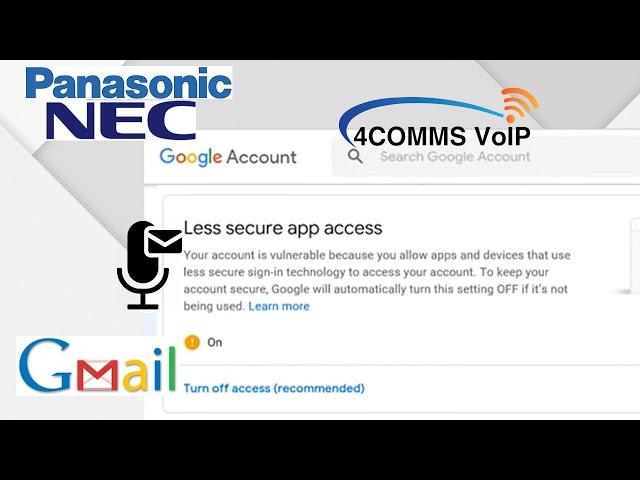 Gmail's less secure app discontinued, Here is an alternative! #pbxsmtp #gmail #gmailsmtp