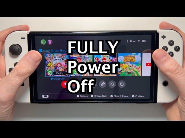 Nintendo Switch: How to Power Off FULLY (Not Sleep Mode)