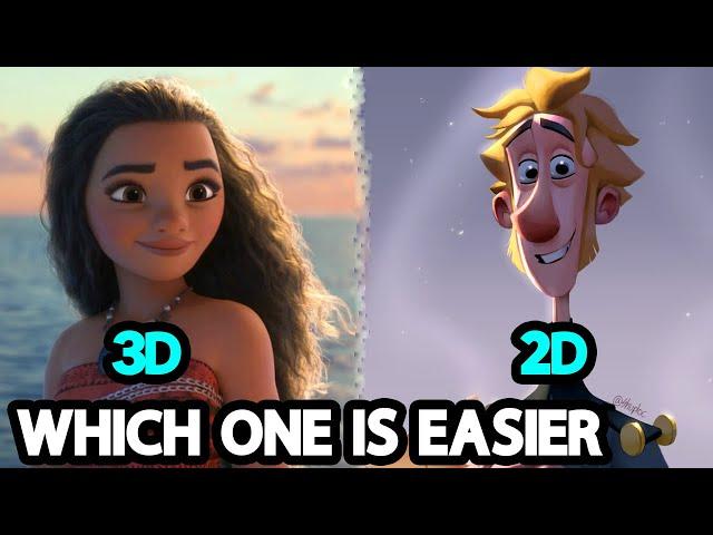 Is 3D Animation Easier Than 2D Animation