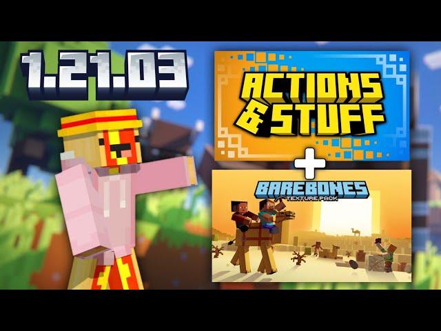 Action & Stuff + Barebones (Minecraft Trailer Recreation) 1.21.03