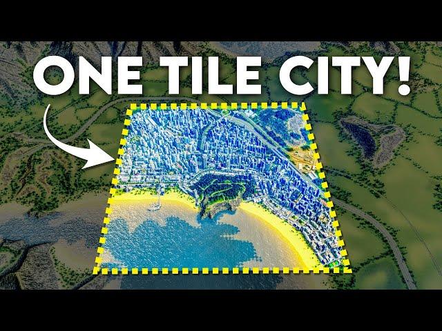 Planning the Perfect ONE TILE CITY in Cities Skylines!