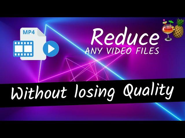 How to REDUCE VIDEO SIZE WITHOUT LOSING QUALITY! | 2020 | ShortcutPC