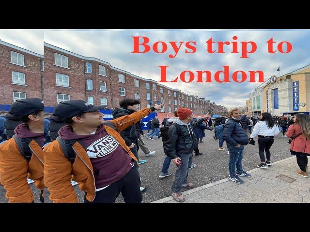 | BOYS TRIP TO  LONDON | 50 thousand people in Chelsea Football Club |