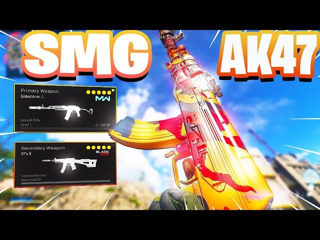 *33 KILLS* The MW AK47 SMG is OVERPOWERED! (WARZONE BEST AK47 CLASS)