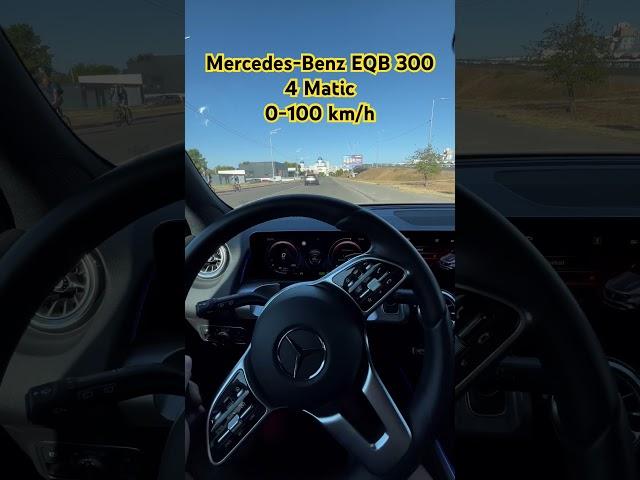 Mercedes-Benz EQB 300 0-100 km/h #mercedes #electric #eqb #fastcars