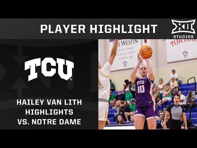 Hailey Van Lith Drops 21 vs. #3 Notre Dame