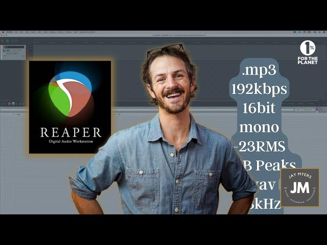 How to Render in Reaper (Audiobooks & More) | Tips from a PRO VO