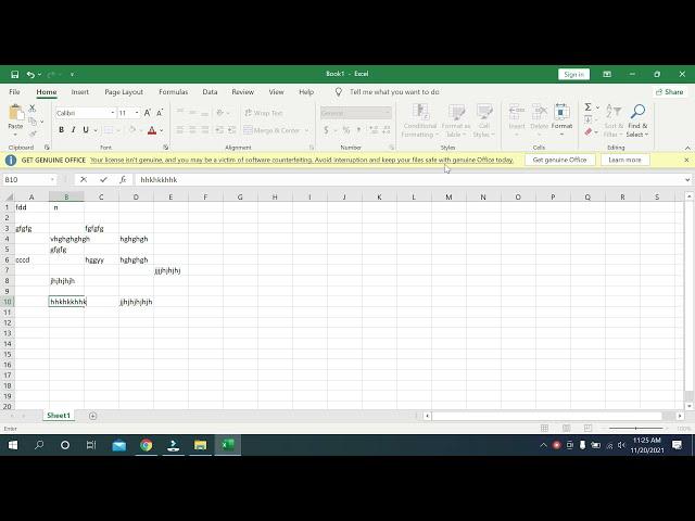 How to save Excel File on Windows 10