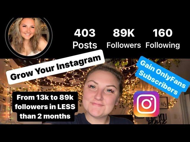 Do THIS to Grow Your Instagram and OnlyFans Astronomically in a Short Period of Time