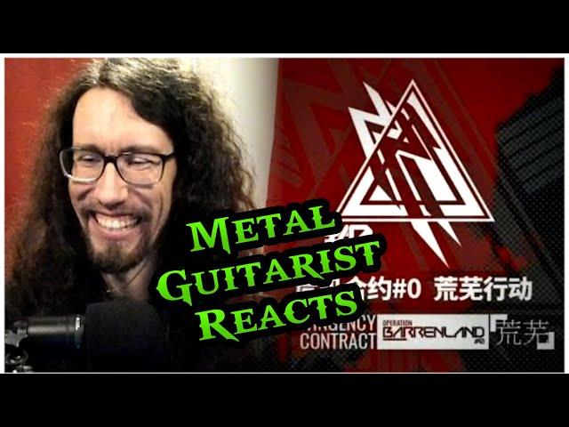 Pro Metal Guitarist REACTS: Arknights CC #0: Operation Barrenland - Shattered Avenue