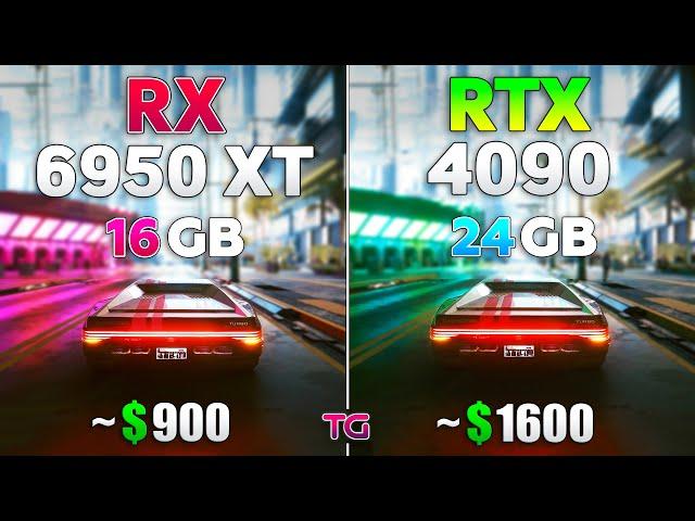 RTX 4090 vs RX 6950 XT - Test in 10 Games