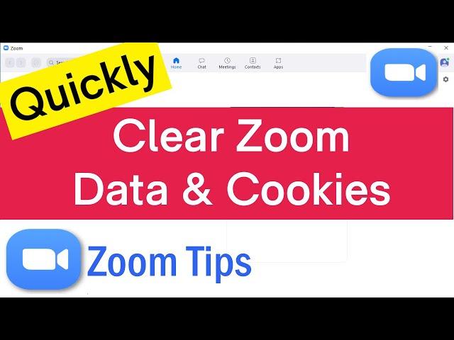 How to Clear Zoom Local App Data and Cookies | How To Clear Zoom App Cache Windows 10