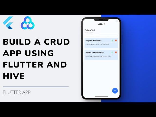Build a Habit Tracker App Using Flutter And Hive Database | Flutter For Beginners