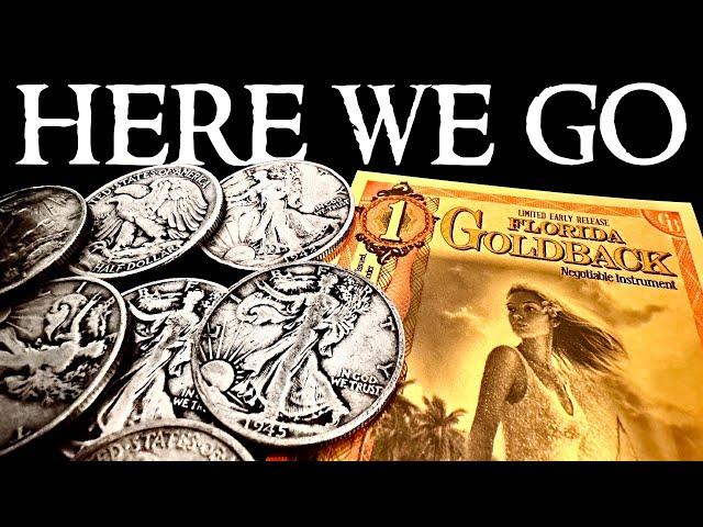 Why is Silver Crashing Today? NEW FLORIDA GOLDBACKS & MORE!