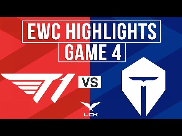 T1 vs TES Highlights Game 4 | EWC 2024 Grand Final | T1 vs TOP ESPORTS