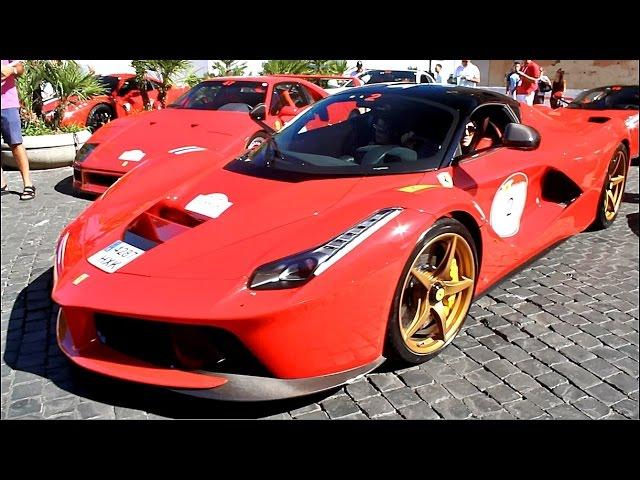 GIRL driving a Ferrari LaFerrari!