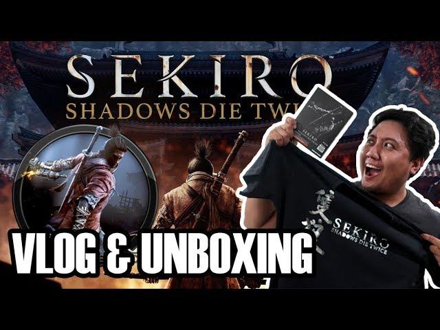 SEKIRO Shadows Die Twice Unboxing & Vlog First Look!!! FREE SHIRT - jccaloy