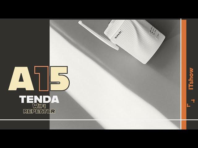 TENDA A15 AC750 Dual Band WiFi Repeater - range extender