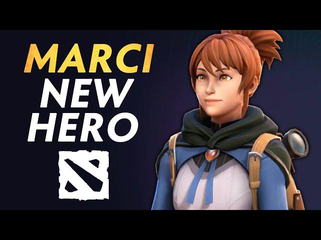 Marci NEW Hero in Dota 2