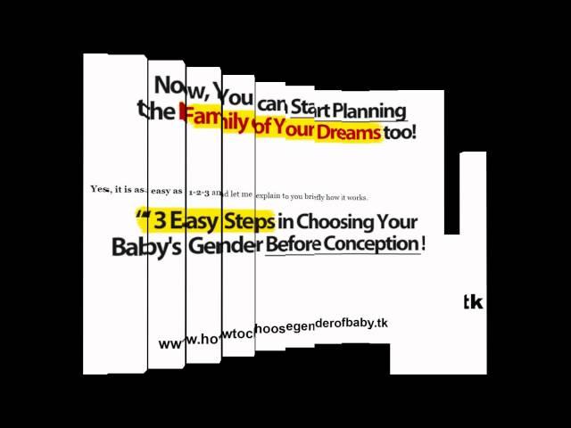 How to Choose the Gender of your Baby - Proven steps on how to choose the gender of your baby