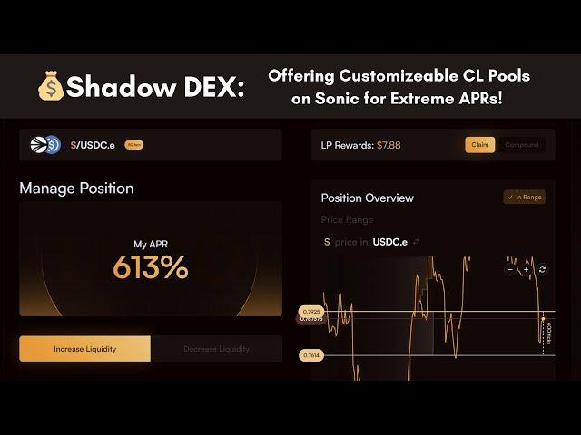 Achieve 600%+ APR with x(3,3): How Shadow DEX & Concentrated Liquidity Are Revolutionizing DeFi