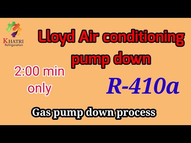 The Science of Pumping Down AC Systems R-410A Process