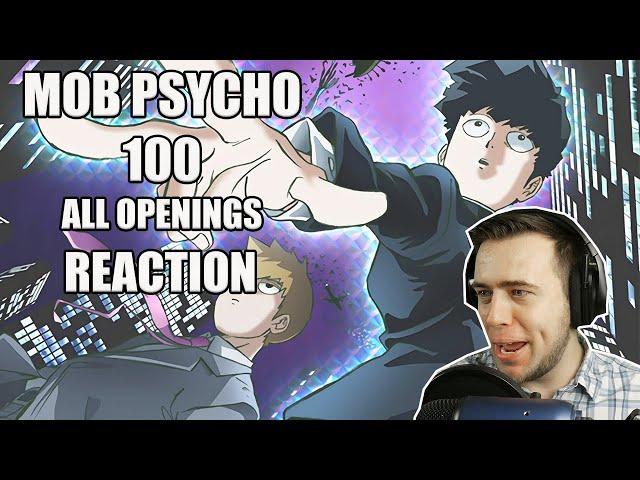 Mob Psycho 100 All Openings REACTION