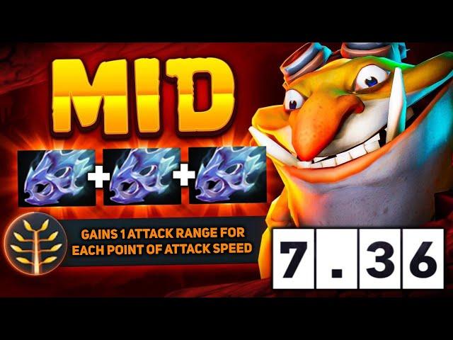 Max Attack Speed + Range Techies  New Meta For 7.36 32 Kills | Dota 2 Gameplay