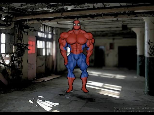 SpiderMan Muscle Growth