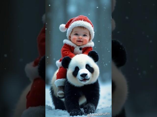 Christmas Cheer on the Runway  | Magical Baby & Animal FashionMoments#babyfashion#adorablefashion