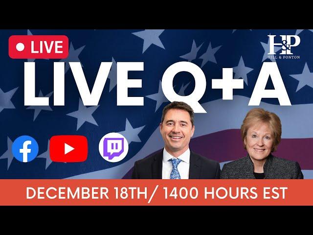 LIVE Q+A with VA Disability Benefits Lawyers! 12.18.24