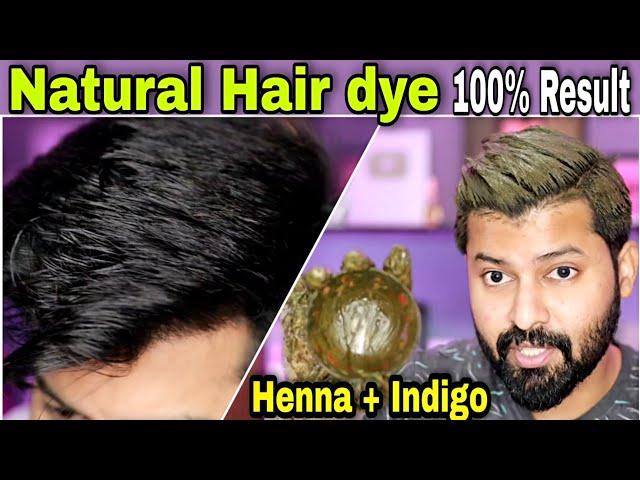 Natural Hair Color Easy Method | Henna & Indigo Mix together | Tamil | English subtitles | Shadhik