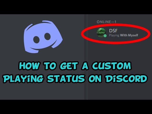 How to set a custom playing status on Discord!